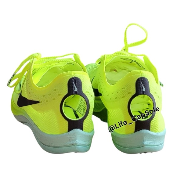 Size 12.5 Nike ZoomX DragonFly Track & Field Distance Spikes Volt DR9922-700 New - Picture 5 of 13